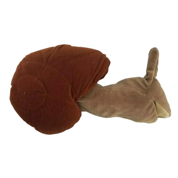Folkmanis Toys Folkmanis Snail Hand Puppet Plush Brown Full Body